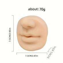 Silicone Oral Model, Soft And Flexible, Lip Practice Model, Suitable For Permanent Makeup Training - 3D Open Mouth With Teeth Model, Christmas Gift, Soft And Durable Silicone Practice Skin, Suitable For Tattoo Artists And Beginners - Essential Tool For Lip Gloss And Tattoo Training, Soft Silicone Lip Gloss Practice Skin Suitable For Artists And Beginners, Mother's Day, Summer Promotion - Multicolor - View 5