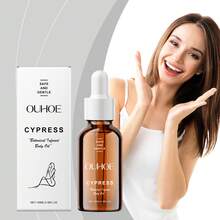 1HOU Aceite Corporal de Ciprés OUHOE, Aceite Corporal Hidratante Suave de Uso Diario para Todo el Cuerpo, Aceite Esencial de Ciprés para Masajes y Cuidado Corporal C9PF - 1 - Ver 2