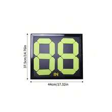 2-Player Substitution Board Double-Sided Display Football Basketball Volleyball Substitution Board Referee Exclusive - Multicolor - View 3