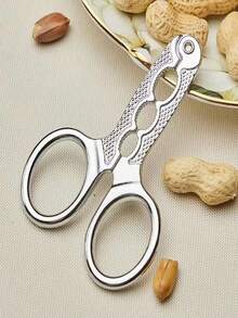 Multi-Functional Small Zinc Alloy Nut Cracker,Nut Cracker And Sunflower Seed Peeler,Ergonomic Scissor-Style Pine Nut Peeler,Easy To Cut And Precisely Peel,Suitable For Sunflower Seeds,Pine Nuts,Pistachios And Nuts.Non-Slip Convenient Shelling Tool - Multicolor - View 9
