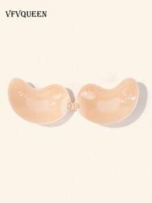 vfvQueen 1/2/4 piezas Sujetador adhesivo sin tirantes con forma de mango, lencería y pegatinas para el pecho de mujer, pegatinas con efecto push-up para el pecho en verano, efecto de pecho pequeño que se ve talla grande grande, por favor limpie el pecho antes de usar, el contacto con sudor y agua puede reducir la adhesión - Multicolor - Ver 27
