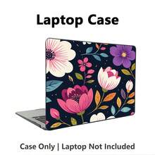 1件裝亮色花卉UV印花筆電保護套，簡約輕量保護殼，相容 MacBook Air Pro 13.3 13.6 14.2 15.3 16.2 吋，適用 13 吋 Neo 筆電保護殼 A3404 - 查看 5