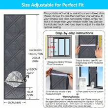 Accesorio para Aire Acondicionado Portátil, Utilizado para Aislamiento y Protección contra el Polvo para Reducir el Intercambio de Calor, Versiones Regular y Mejorada Disponibles, Múltiples Tamaños Compatibles - A - Ver 2