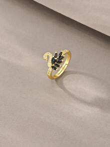 Pendientes de oro de 18K, collar de circonita de cobre, pulsera de múltiples capas enlazadas, conjunto elegante y lujoso, adecuado para uso diario, citas, fiestas y regalos - Dorado - Ver 7