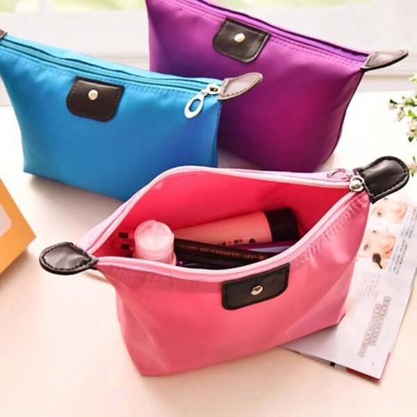 Large Capacity, High-End Makeup Organizer, Travel Portable Women's Summer Small Bag, Dumpling Bag