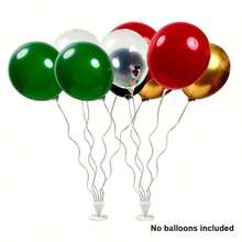 1 Set Multi-Color Balloon Stand, Self-Adhesive Desktop Balloon Holder, Spiral Rod, Indoor/Outdoor Use, Adjustable Height, Home Decor, Wedding And Christmas Party Decoration, Tabletop Centerpiece - Multicolor - View 9