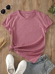 Women T-Shirts - Dusty Pink - View 1