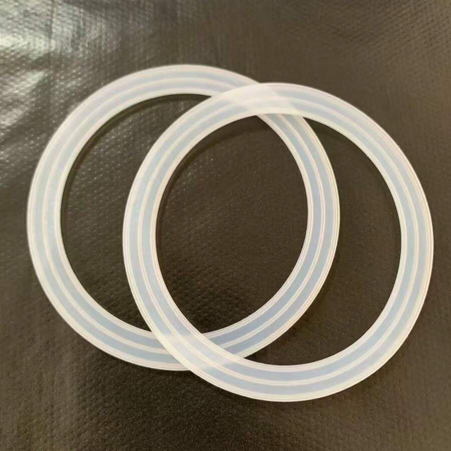 2入可重複使用矽膠密封圈 防漏墊圈 多功能家用密封墊圈 - 80x63x2.5mm - 查看 1