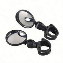 1 Pair High Definition Wide Angle Bicycle Rearview Mirrors, 360 Degree Rotatable Adjustable, Mountain Bike Road Bike Cycling Accessories - Multicolor - View 3