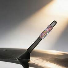 Shiny Rhinestone Car Antenna, Crystal Studded Vehicle Radio Antenna Replacement Part, Universal Short Car Exterior Decorative Antenna, Suitable For Sedan, Truck, SUV - Multicolor - View 11