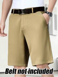 Men's Golf Shorts, Business Casual Bermuda Shorts, Suitable For Travel, Meetings, Golf, Outdoor Sports And Daily Work Wear Summer - Khaki - View 6