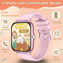 2026 Model 1.83 Inch Touch Screen Smart Watch For Kids And Teenagers, Compatible With Android Phones, Wireless Calling, Wireless Music, Message Notification, Customizable Watch Face, Pedometer, Activity Tracking, Easter Gift - Multicolor - View 16