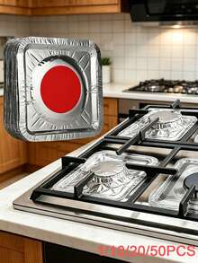 Heat-Resistant Disposable Gas Stove Liner, Oil-Proof Cooktop Protector Pad, Suitable For Daily Home Cooking Cleaning Supplies - Multicolor - View 2