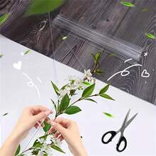 Clear Plant Support Stakes, Transparent Plastic Orchid Flower Support Sticks, Bendable Plant Stem Support Rods For Phalaenopsis, Indoor Potted Flowers, Climbing Plants - Transparent - View 5