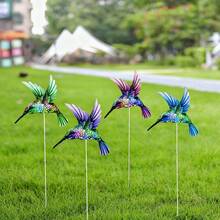 4Pcs Decorative Garden Stakes Metal Outdoor Decoration For Garden And Yard - C - View 2