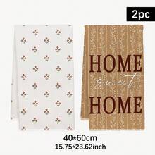 2 Stück Milchtee-Erdton Blumen HOME Warm Slogan Minimalist Rot Blumen Muster Küchentücher Geschirrtücher 15.75*23.62in(40*60cm) Ultra-Fein Mikrofaser Polyester Material Modern Weich Geschirrtücher Küchentücher, Geschirrtücher, Handtücher, Geschirrtücher, Heimdekoration, Küchendekoration Handtücher Küchenzubehör Maschinenwaschbar Reinigungsartikel Geeignet für Restaurant Küche Badezimmer Heimdekoration und Geschenke Alle Jahreszeiten - Verschiedenfarbig - Übersicht 12