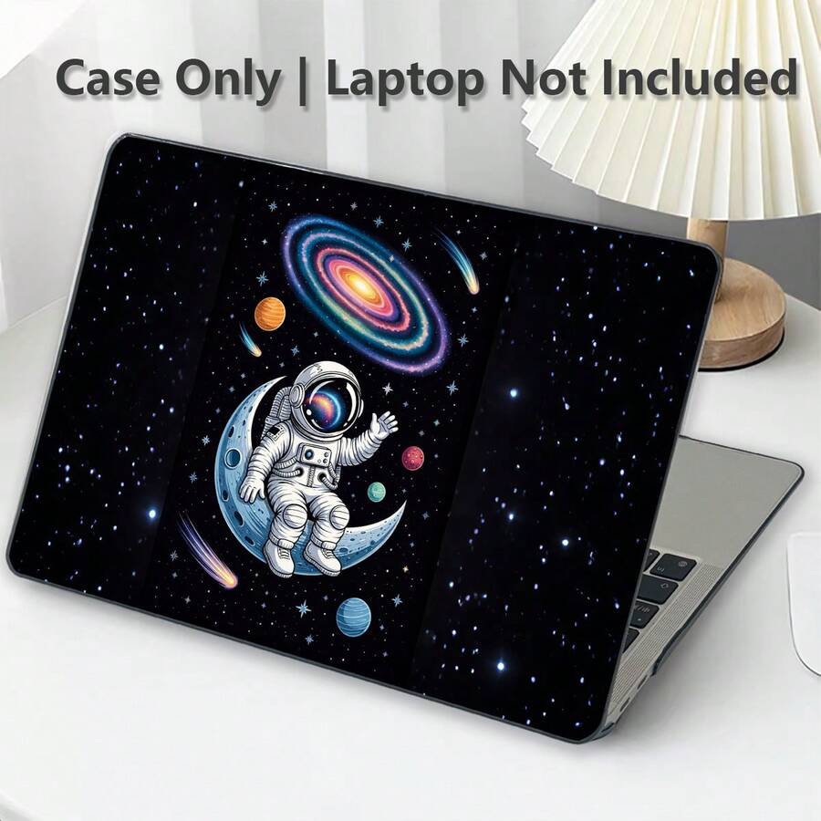 1件裝太空人UV印花筆電保護套,極簡輕量保護殼,適用於MacBook Air Pro 13.3 13.6 14.2 15.3 16.2英吋,適用於13英吋Neo筆電保護殼A3404型號 - 查看 1