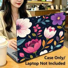 1件裝亮色花卉UV印花筆電保護套，簡約輕量保護殼，相容 MacBook Air Pro 13.3 13.6 14.2 15.3 16.2 吋，適用 13 吋 Neo 筆電保護殼 A3404 - 查看 3