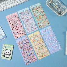 Q-Lia Foam Stickers, Cartoon Animal Bubble Stickers, 3D Smartphone Case Decoration Stickers - Multicolor - View 1