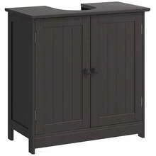Bathroom Vanity Cabinet, Under Sink Bathroom Cabinet With 2 Doors And Adjustable Shelf, Coffee - Coffee - View 12