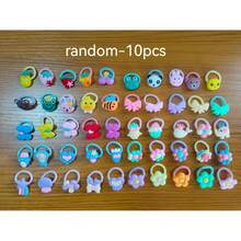 2/10pcs Random Cartoon Cute Hair Scrunchies, Sweet Style Daily Wear Hairbands - Multicolor - View 14