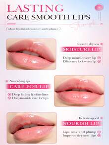 SADOER 1pc 4.5g Sakura Moisturizing Lip Balm, Provides Hydration To Lips, Prevents Dryness And Cracking. Makes Lips Smoother, Finer And Fuller, Suitable For All People - Cherry Blossoms - View 9
