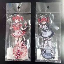 Anime Female Character Virtual Idol High-Definition Printed 2D Manga Style Acrylic Standee, Creative Desktop Decor Display Ornament, Exquisite Collectible Craft, Detachable Main Character Standee + Premium Modular Base, Easy Assembly, Personalized Decor, Great For Collection And Gift - Multicolor - View 6