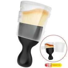 qialeduo Multi-Functional Nano Fiber Soft Dust Brush With Protective PVC Cover, Gentle Skin Friendly Lint Sweep Brush For Barber Neck Hair, Car Air Vent, Game Controller, Keyboard, Makeup Face Cleaning - A - View 4