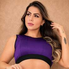 Women Sports Tees & Tanks - Purple - View 9