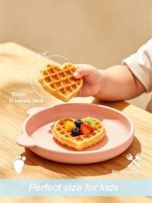 SCISHARE 1pc Mini Waffle Maker, 10cm Waffle Mold, Water-Based Non-Stick Coating, Easy To Clean, 350W Fast Heating, Compact Design For Drawer Storage, EU Plug, 70cm Power Cord - Ideal For Children And Families To Make Breakfast On Trips And In Small Kitchens - View 5