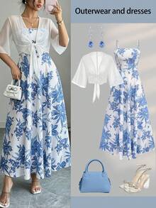 Blue and White