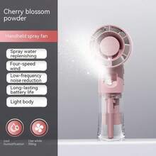 Portable Spray Small Fan - USB Charging Handheld Fan, 4-Speed Regulation+Spray Function, Suitable For Travel, Camping, Outdoor, Home, Office, Makeup, Commuting And Other, Scenarios Holiday Essential ,Fan For Summer,Fans Hand Fan,800mAh - Multicolor - View 11