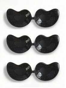 Mango-Shaped Invisible Self-Adhesive Breast Pads, Reusable Push-Up Nipple Covers, Breathable Dotted Skin-Friendly Self-Adhesive Strapless Bra, Suitable For Wedding Dress - Multicolor - View 45