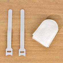 100pcs + 10pcs High Density Non-Woven Fabric Faucet Filter Bags, Anti-Splash Faucet Covers, Remove Scale Rust Sediment, Universal Replacement Kits For Kitchen And Bathroom Faucets, 50pcs + 5pcs Fixing Straps - View 4