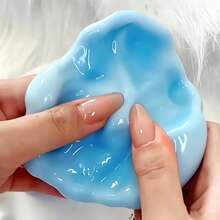 2026 New Slow Rebound Ice Skin Mochi Squeeze Toy, Handmade Crispy ASMR DIY Sensory Stress Relief Toy, Suitable For Office/Home Desktop Decoration, Birthday/Christmas/Surprise Gift For Couples, Gamers And Adults, Essential Fingertip Toy, Pudding Cheese Style - Multicolor - View 6