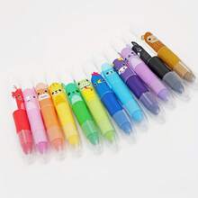 1pc Cute Giant Crayons, 12pcs Twistable Crayons Washable Crayons Silky Smooth Large Crayons For Coloring, Drawing - Multicolor - View 6