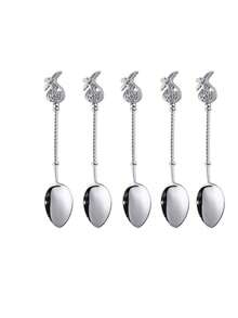 2pcs/4pcs/8pcs Stainless Steel Small Spoons Coffee Spoons Dessert Spoons Stirring Spoons - View 10