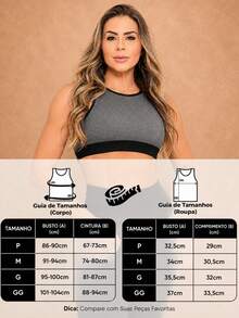 Women's Cropped Sports Fitness Top In Dry Fit Without Pads - White - View 5