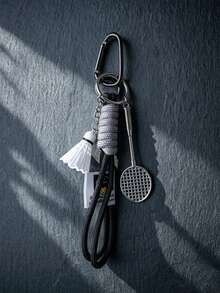 Creative Badminton Golf Ping Pong Keychain, Exquisite Sports Bag Charm, Wallet Pendant - Multicolor - View 4