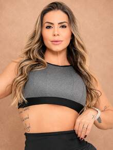 Women Sports Tees & Tanks - Gris - View 1