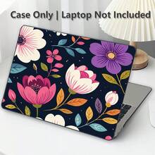 1件裝亮色花卉UV印花筆電保護套，簡約輕量保護殼，相容 MacBook Air Pro 13.3 13.6 14.2 15.3 16.2 吋，適用 13 吋 Neo 筆電保護殼 A3404 - 查看 1