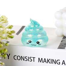1 Novel Squeezable Poop-Shaped Stress Ball Toy,Maltose Fun Stretch Squeeze Decompression Toy,Suitable For Kids And Adults, Prank Gift, Random Color, Squeezable Toy,Cheese Squeezable Toy,Decompression Toy,Cheese Squeezable Toy, Dumpling Squeezable Toy - Multicolor - View 17