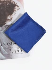 1pc Men's Casual Solid Color Textured Pocket Square, Suitable For Business Formal Suit Pocket Decoration - Multicolor - View 13