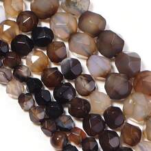 6/8/10mm Faceted Brown Striped Agate Beads, Loose Beads, Used For DIY Jewelry Making Unique Bracelet Necklace Decorative Accessories, Ideal Gift For Women And Men - Brown Agate - View 5