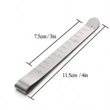 Sewing Clips Set Of 8/20 Stainless Steel Hemming Clips 3 Inches Measurement Ruler - Clip - View 2