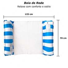 Inflatable Reclining Pool Float Lounger - Hellblau - Übersicht 5