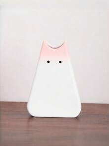1pc Cute Cat Shaped Vase,Cartoon Animal Bud Vases, Decorative Desktop Flower Vase For Home Office Living Room Decor - Standing Cat - View 8