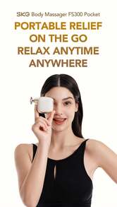 SKG Massage Mini Gun FS300 Pocket , Feather-Light & Pocket-Ready - 210g, Easy To Carry Anywhere,6mm Stroke For Effective Muscle Relief,Intensity Adjustable - 4-Speed Control From Gentle To Intense,Up To Approximately 2,800 RPM,Mini At Your Fingertips - View 2