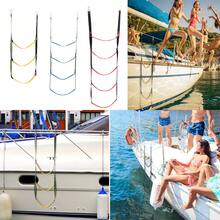 5-Step Extra Long Portable Boat Ladder Extension Rope Ladder For Marine Climbing, Folding Auxiliary Boat Ladder, Inflatable Boat Boarding Ladder Folding Hanging Ladder, Suitable For Kayaks, Canoes, Inflatable Boats (3-Step, 4-Step, 5-Step) - Kayak Rope Ladder - View 13