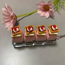Keyzonic Creative Stress Relief Gadget Strawberry Cake Sticker Multi-Button Keyboard Toy Small Gift - Multicolor - View 6